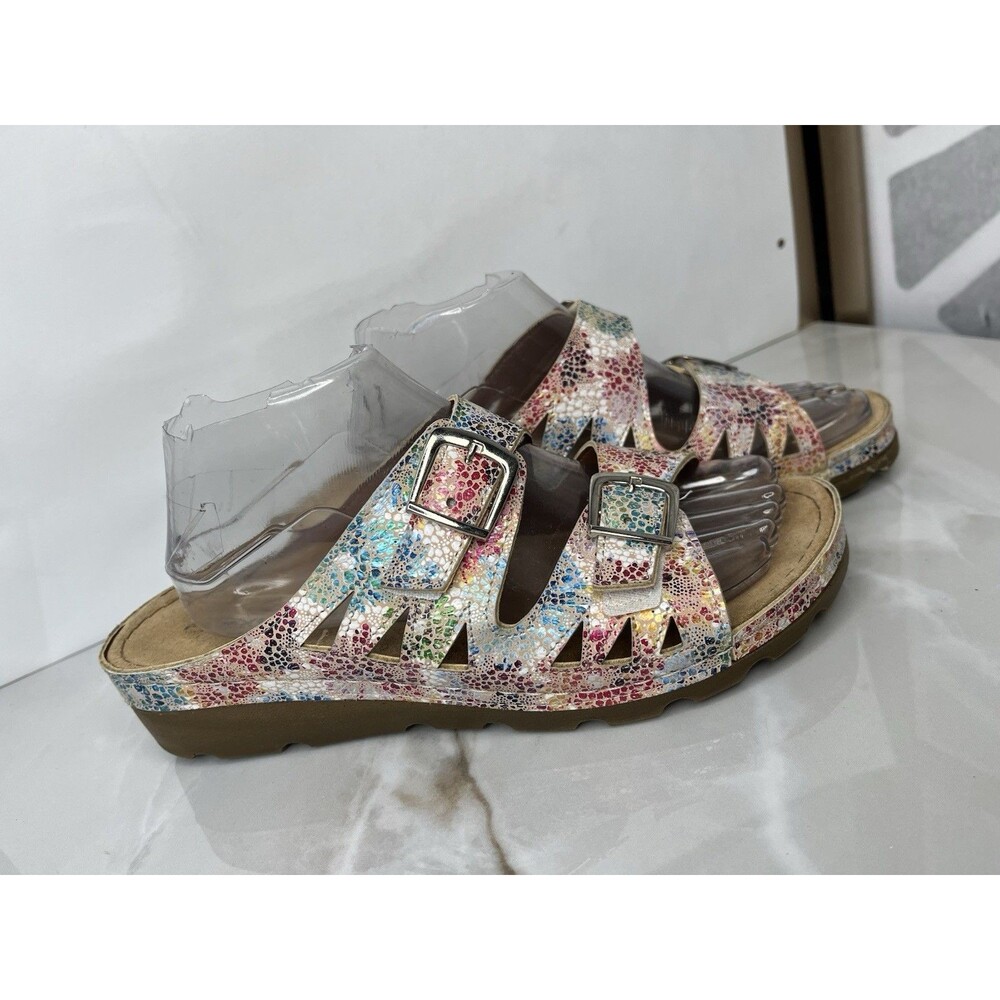 Flexus Spring Steps Delphis Slides Slip On Sandal… - image 3